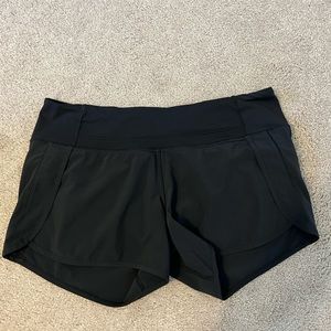 Black lululemon shorts